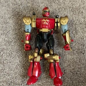 Power Rangers Ninja Storm Crimson Thunder Triple Zord Morphin Power Ranger 2002